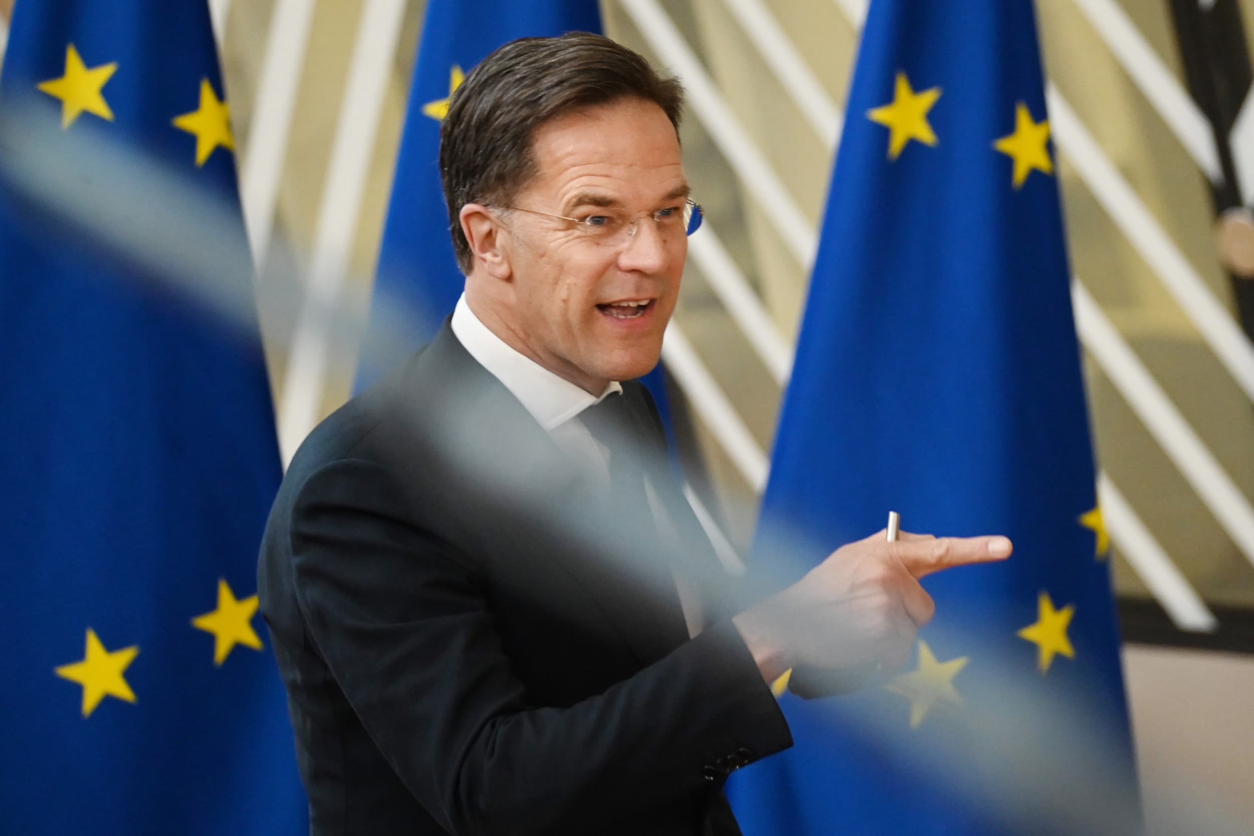 Demissionair premier Mark Rutte