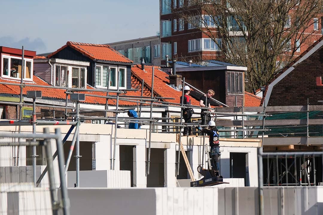 Nieuwbouw in Zaandam. - Foto: ANP