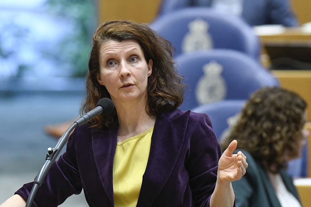 Esther Ouwehand (PvdD) deed met haar partij via een amendement concessies op het originele voorstel voor een dierwaardige veehouderij van partijgenote Leonie Vestering. - Foto: ANP