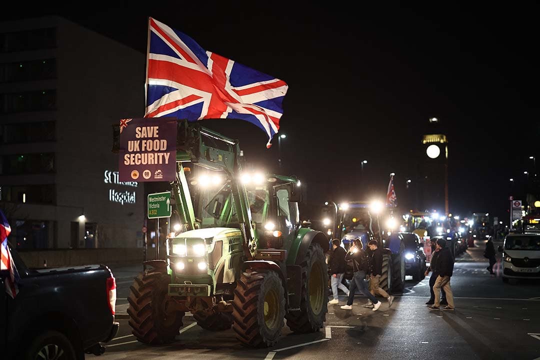 boerenprotest londen