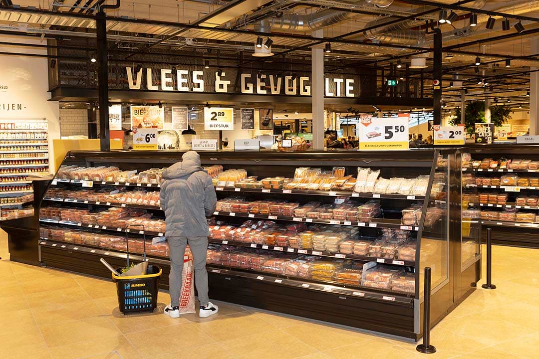 Jumbo stopt met vleespromotie. - Foto: Roel Dijkstra