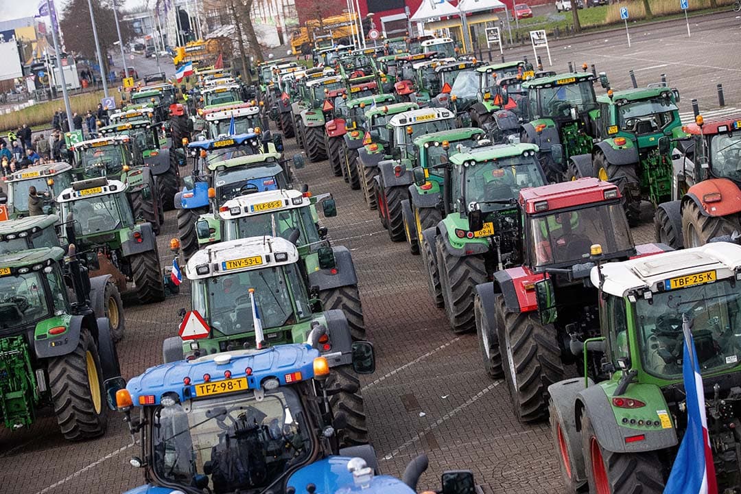 Boerenprotest in Nederland. - Foto: ANP