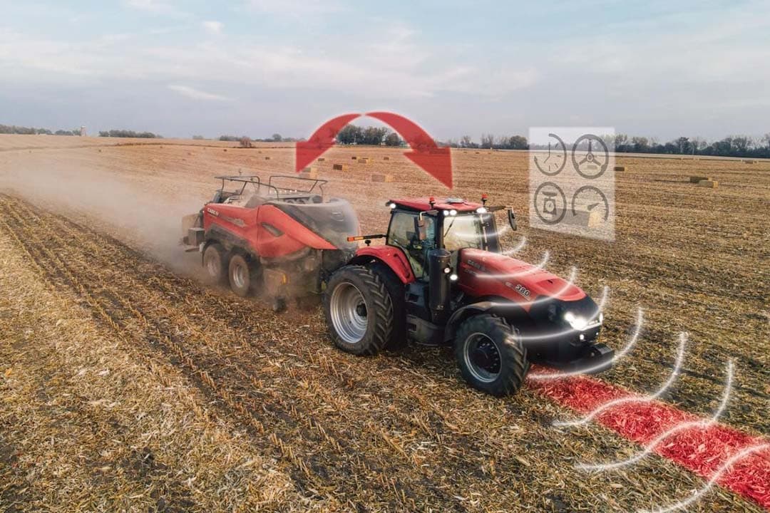 Met het nieuwe systeem Baler Automation claimt machinefabrikant Case IH een betere baalkwaliteit, een hogere capaciteit en meer gemak voor de trekkerchauffeur. - Foto: Case IH