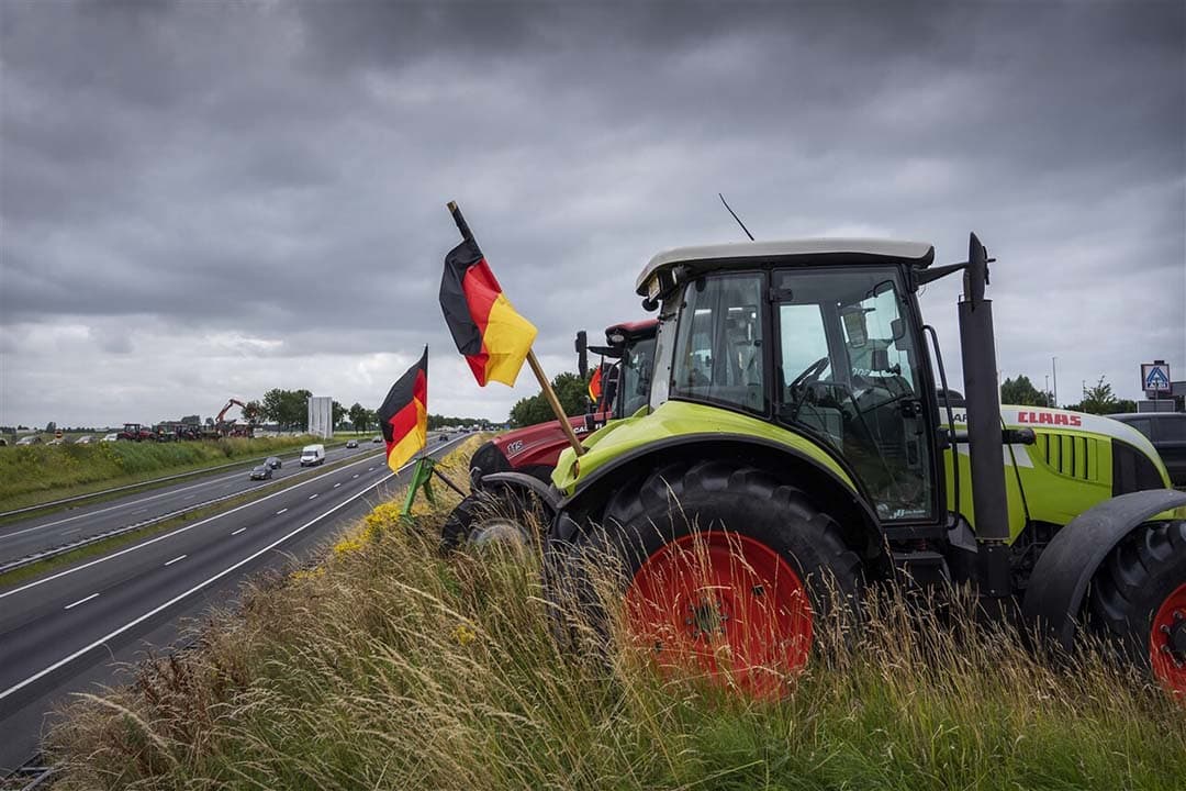 Duitse boeren boerenprotest