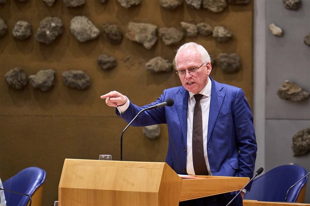 Demissionair minister van Landbouw, Natuur en Voedselkwaliteit Piet Adema tijdens het debat in de Tweede Kamer over het landbouw- en natuurbeleid op 21 december. - Foto: ANP