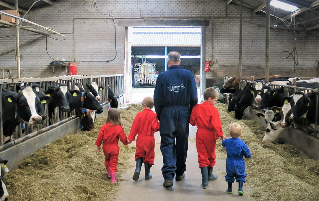 Op weg om te gaan oogsten. - Foto: Oma Noordergraaf