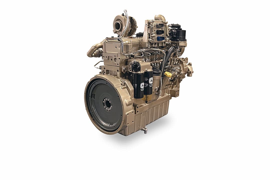 John Deere presenteert een concept-ethanolmotor met een cilinderinhoud van 9,0 liter op vakbeurs Agritechnica, van 12-18 november in Hannover (D.). - Foto's John Deere