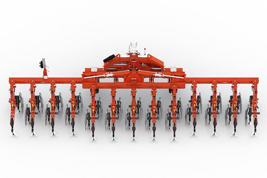Kuhn stapt in het mechanisch bestrijden van onkruid en brengt in 2024 de Rowliner-schoffelmachine en Tineliner-wiedeg op de markt. Het is nog niet bekend of de fabrikant deze machines zelf bouwt of laat bouwen. - Foto: Farm Connection