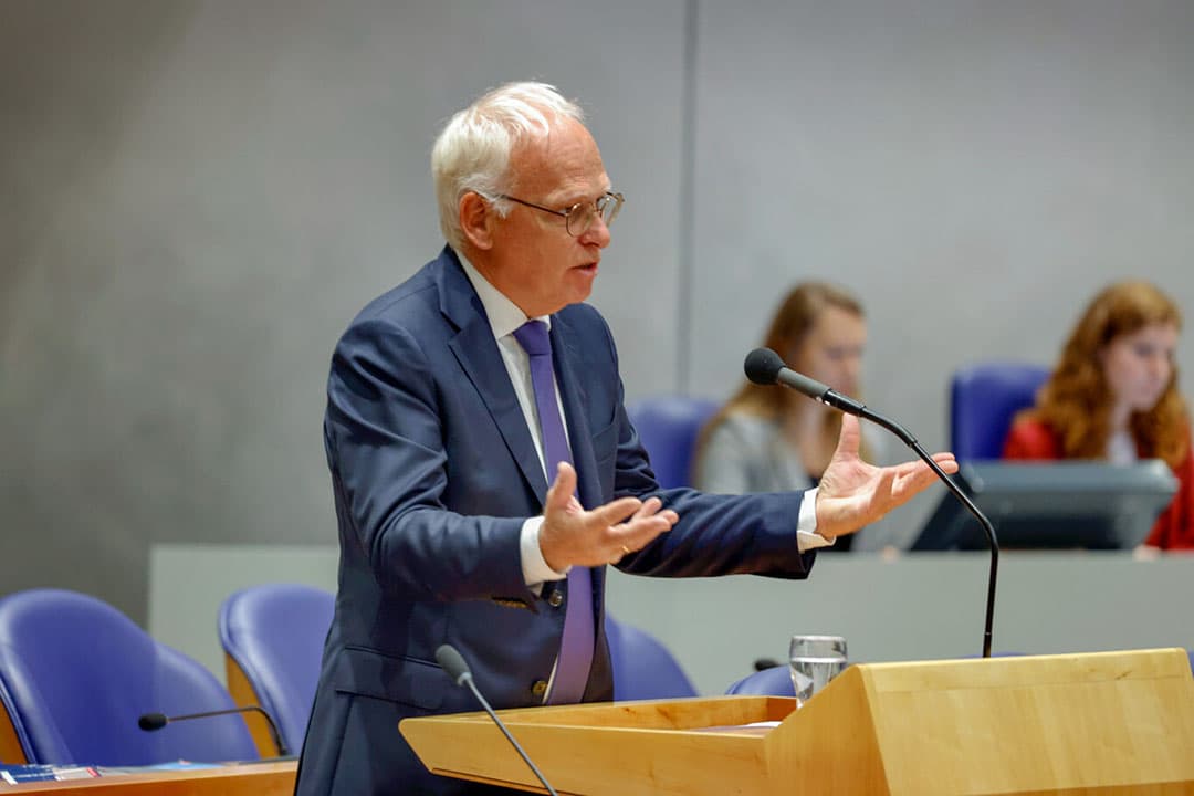 Piet Adema, minister van Landbouw, Natuur en Voedselkwaliteit. - Foto: Roel Dijkstra