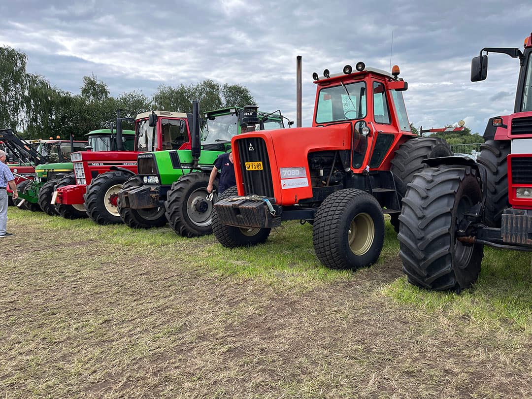 Deze Amerikaanse Allis Chalmers 7080 kom je weinig tegen op de Historische Feldtage.