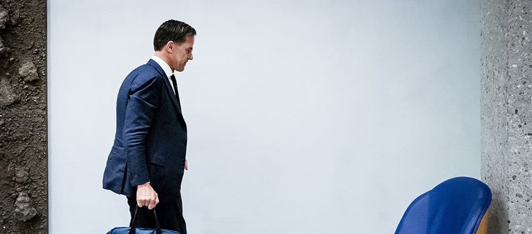 Foto: Demissionair premier Mark Rutte kondigt vertrek uit politiek aan. - Foto: ANP/ REMKO DE WAAL