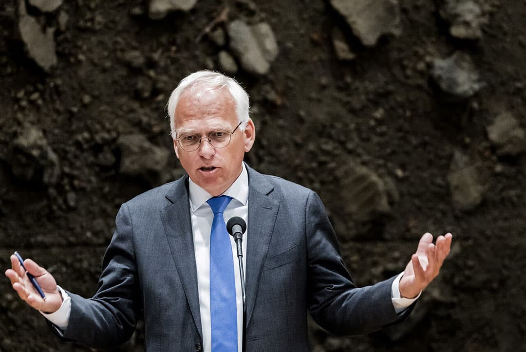 Piet Adema, minister van Landbouw, Natuur en Voedselkwaliteit, in debat tijdens een eerder vragenuur in de Tweede Kamer. - Foto: ANP