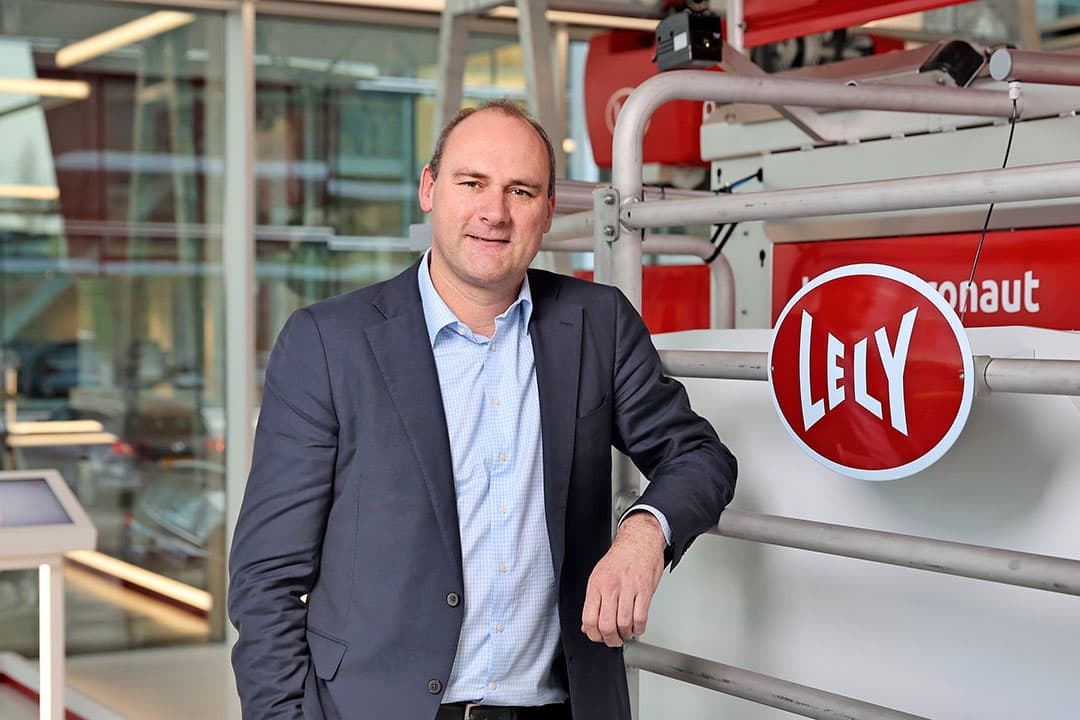 André van Troost, CEO Lely: “Deze reorganisatie zal zeker niet leiden tot verlies van arbeidsplaatsen.” - Foto: Roel Dijkstra