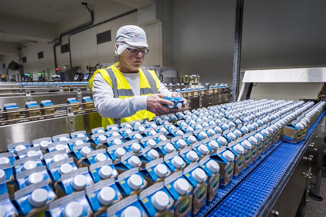 Cao Zuivel 2023 kwam er niet zonder slag of stoot. Zo waren er vijf stakingen bij FrieslandCampina-vestigingen. - Foto: ANP