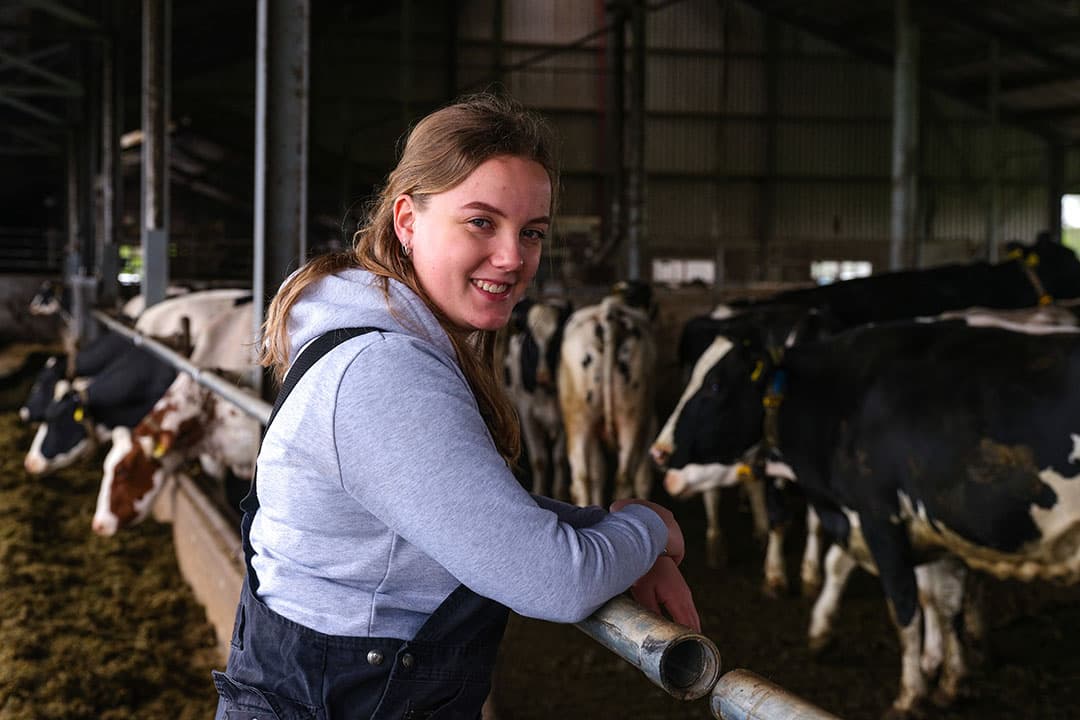 Bedrijfsopvolger Lyanne Langereis.  - Foto's: Jan Willem van Vliet