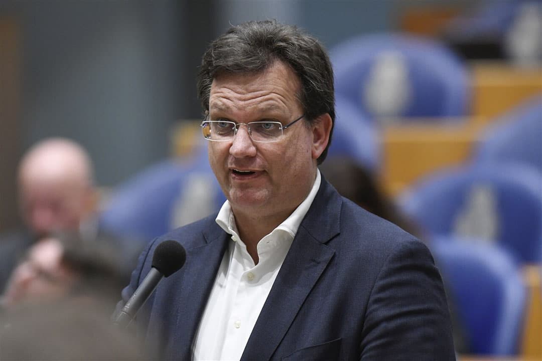 CDA-Kamerlid Jaco Geurts tijdens het vragenuurtje in de Tweede Kamer. - Foto: ANP