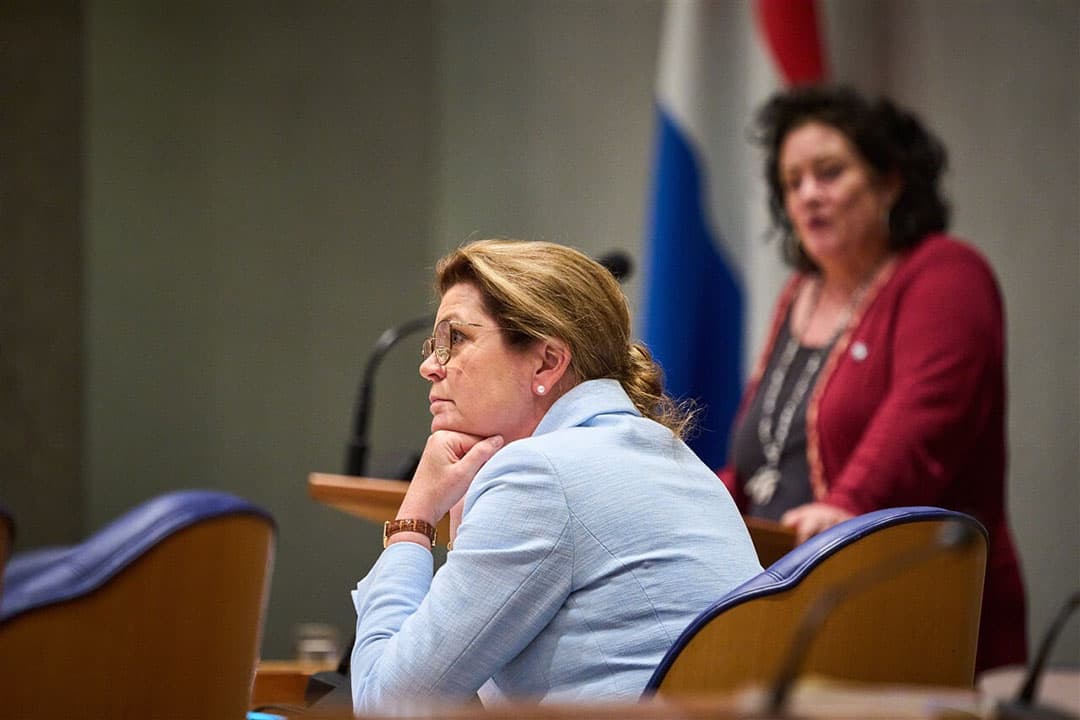 Caroline van der Plas van BBB ving bot bij haar voorstel om niet alleen de minister voor Natuur en Stikstof, maar ook de minister van Landbouw, Natuur en Voedselkwaliteit het beheer te geven over het stikstoffonds. - Foto: ANP