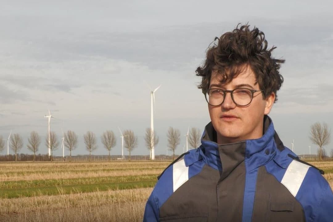 Bedrijfsleider Koen Klompe van Boerderij van de Toekomst. - Foto: Boerderij