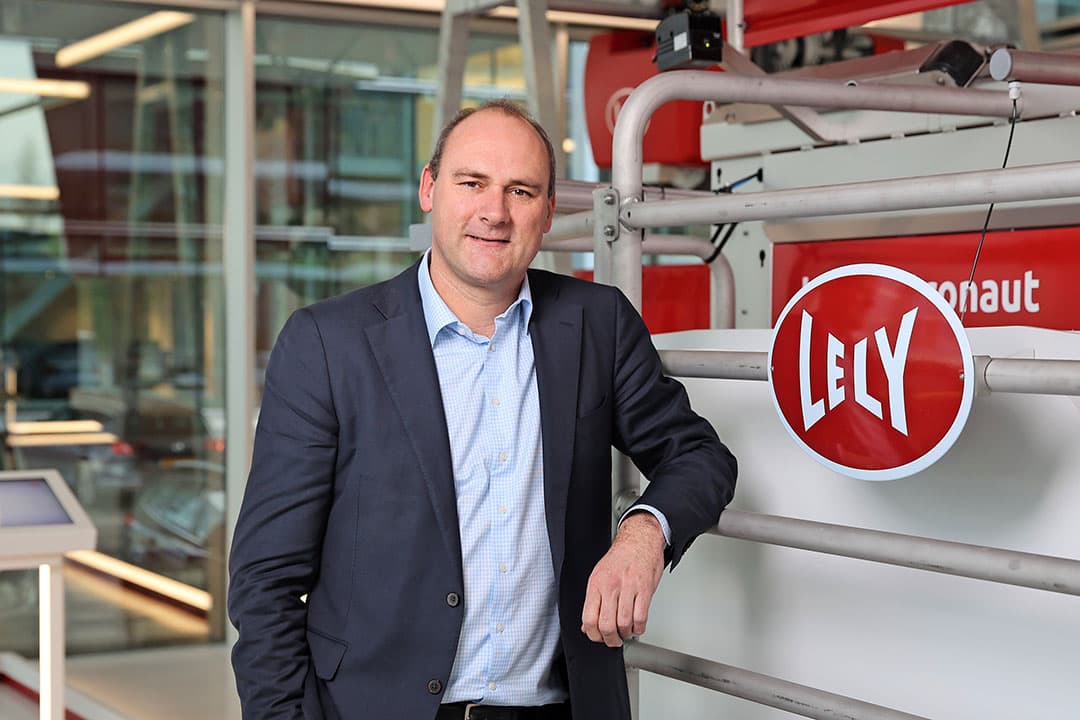 André van Troost, CEO van Lely: "Den Haag pusht actief naar de korte ketens." - Foto: Roel Dijkstra