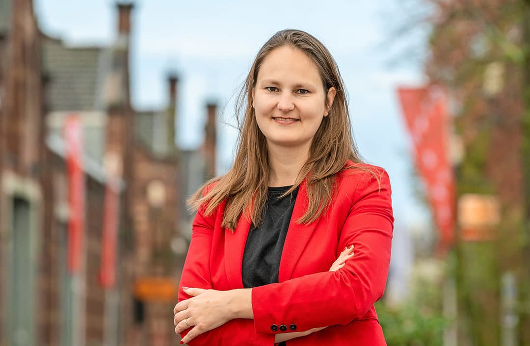 Danielle Mol adviseert bedrijven bij afzet van plantaardige voeding. - Cor Salverius Fotografie