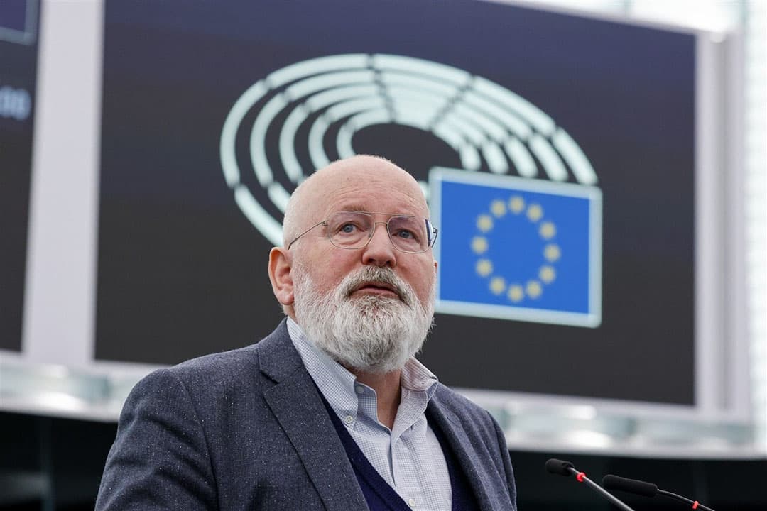 Eurocommissaris Frans Timmermans wil in gesprek met de grote winnaar van de Provinciale Statenverkiezingen omdat het stikstofprobleem dringend om een oplossing vraagt en hij nog niet scherp heeft wat BBB precies wil. - Foto: ANP