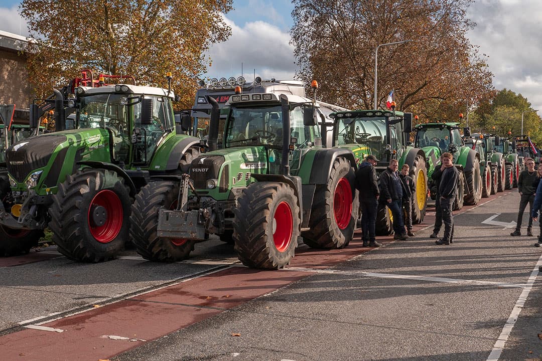 Boerenprotest, november 2022, bij het provinciehuis in Zwolle. - Foto: Galama Media