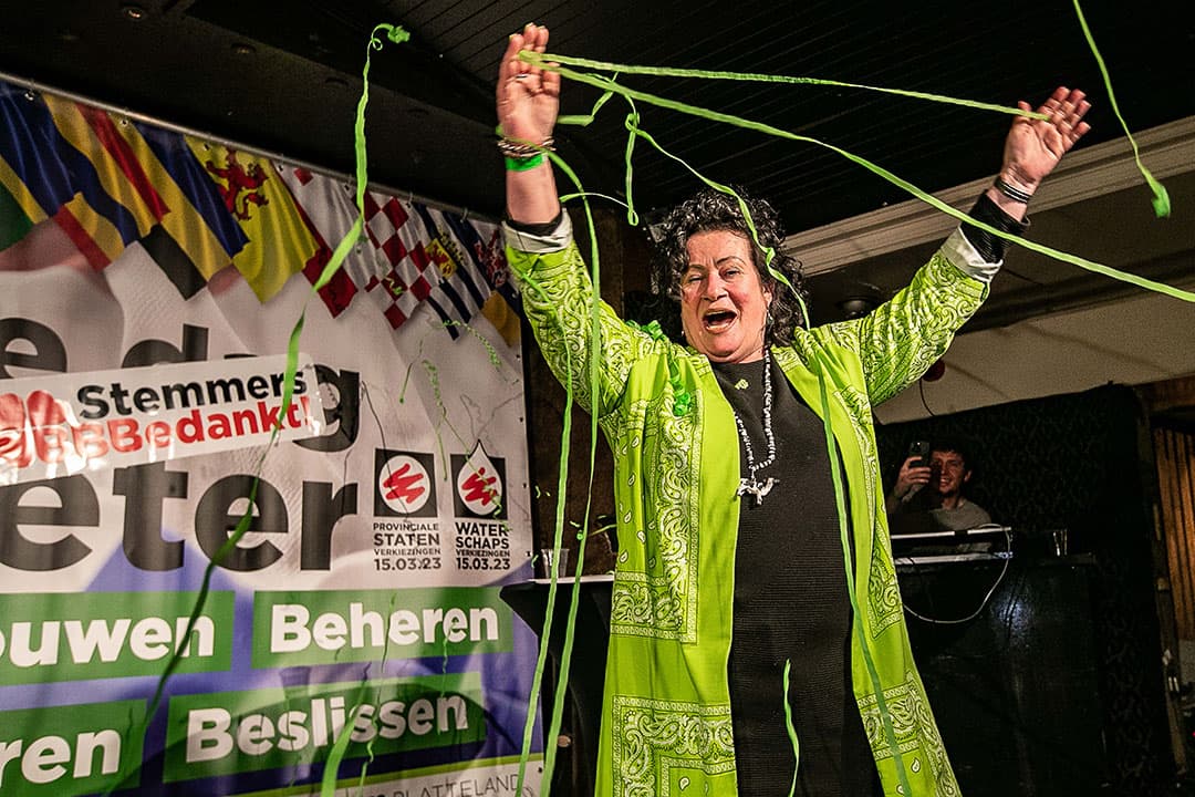 Verkiezingsoverwinning BBB. Verkiezingen Provinciale Staten 2023. - Foto: Ronald Hissink