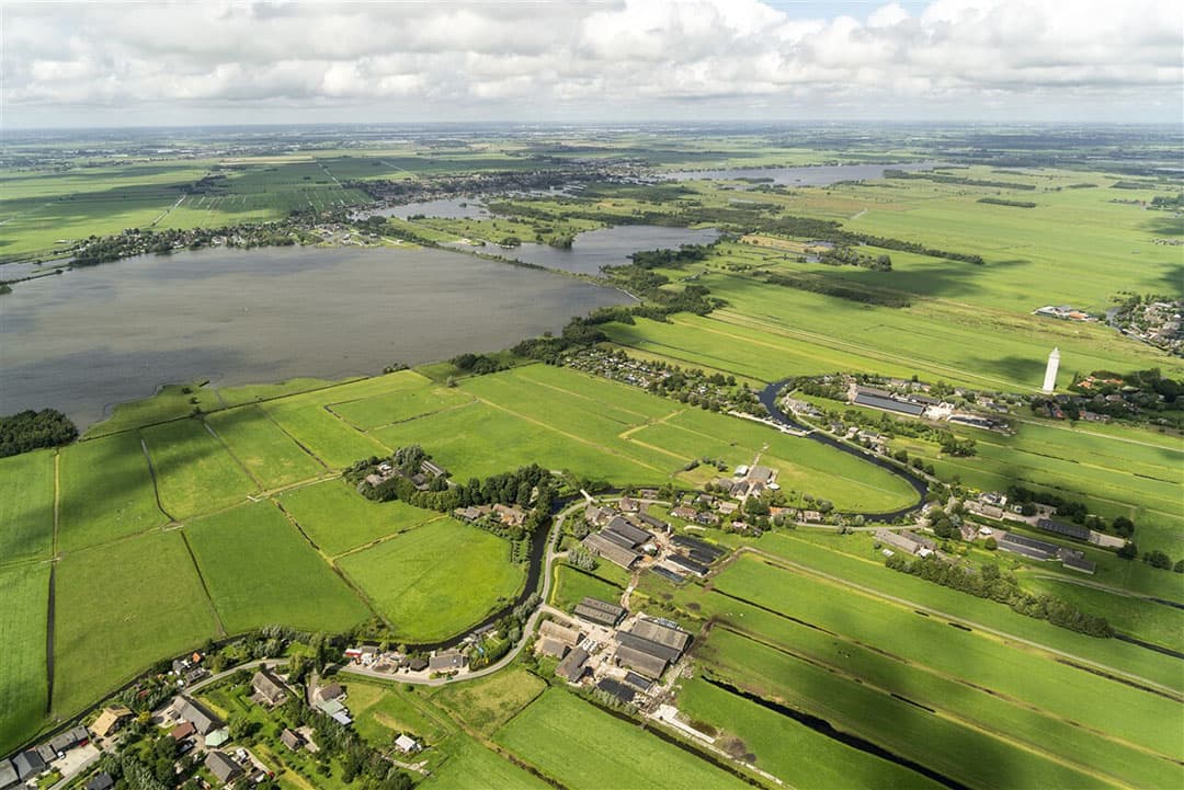 De Meije, in het natuurgebied van de Nieuwkoopse Plassen. - Foto: ANP