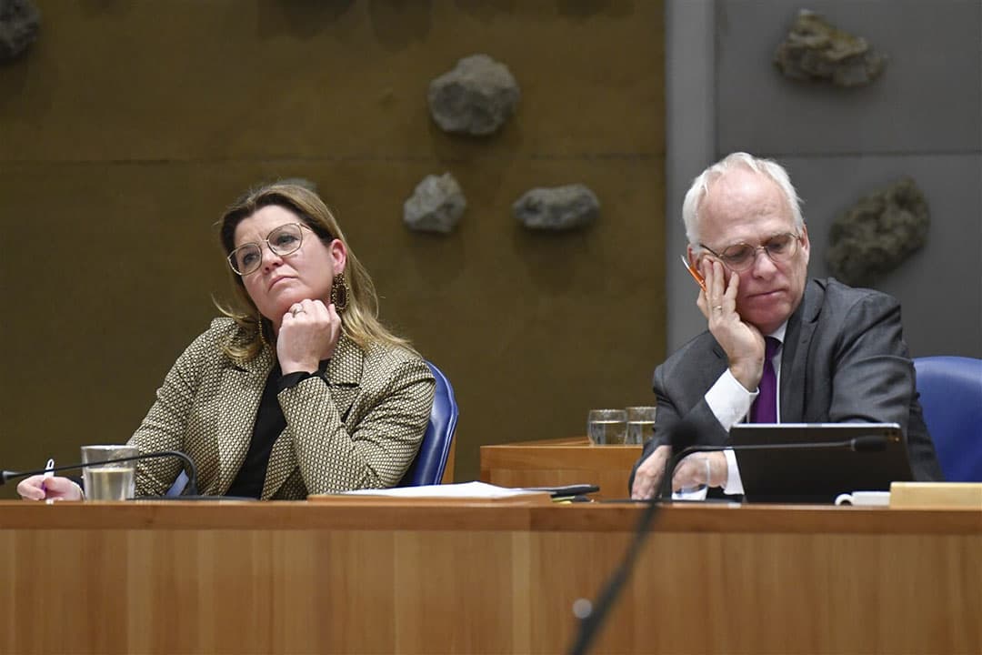 Christianne van der Wal, minister voor Natuur en Stikstof en Piet Adema, minister van Landbouw, Natuur en Voedselkwaliteit. - Foto: ANP/ Peter Hilz