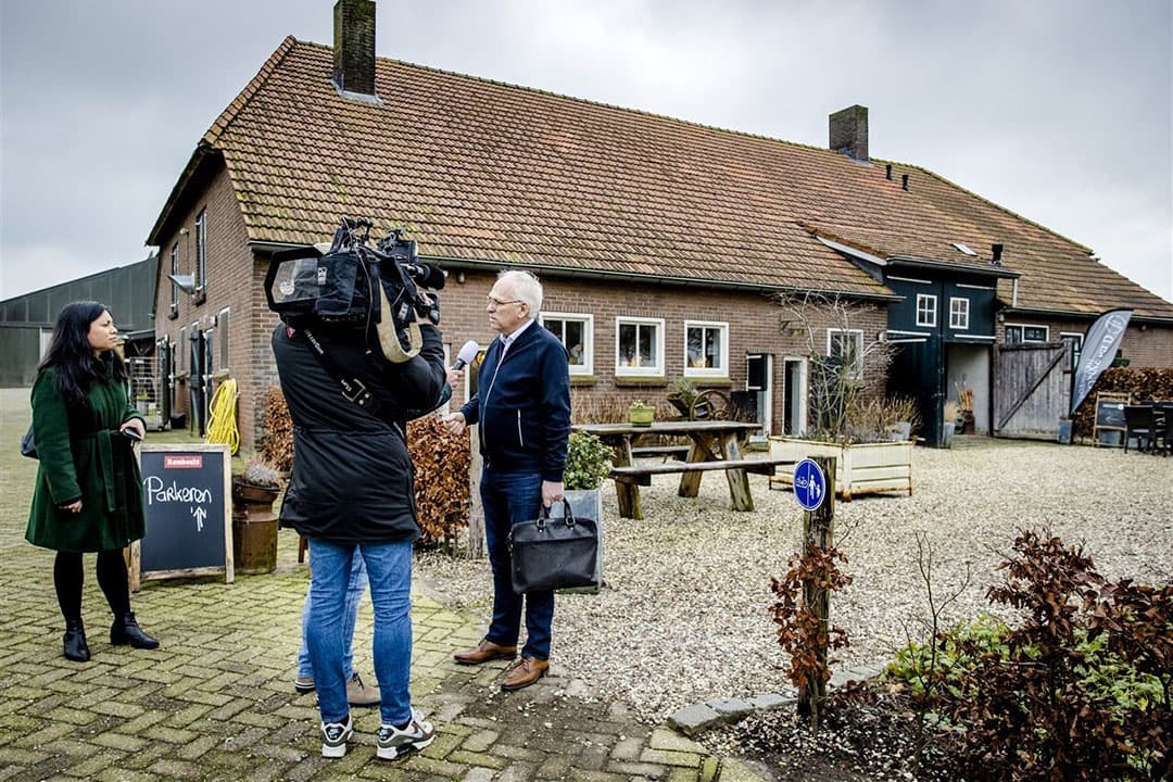 Landbouwminister Piet Adema na afloop van een overleg over het landbouwakkoord, maandag 23 januari. - Foto: ANP/Sem van der Wal