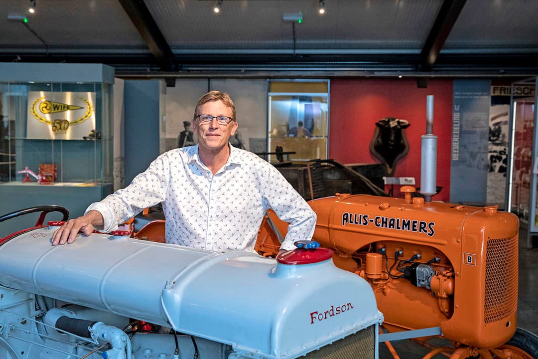 Henk Dijkstra: “In mijn ogen hoort een museum protestbewegingen vast te leggen en te duiden. Het Fries Landbouwmuseum heeft dat altijd gedaan en zal dat vast blijven doen.” - Foto: Anne van der Woude