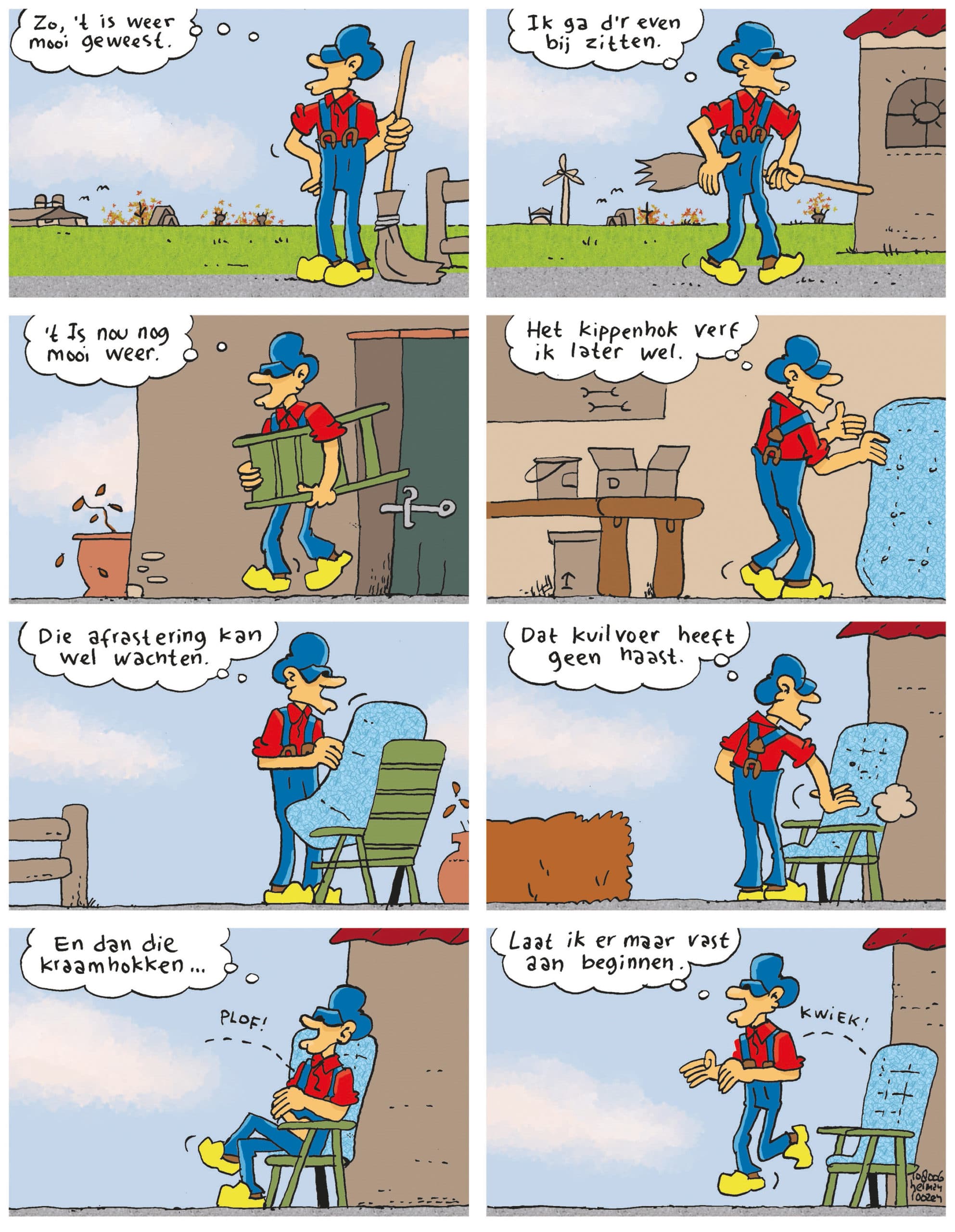 Strip Opa komt tot rust