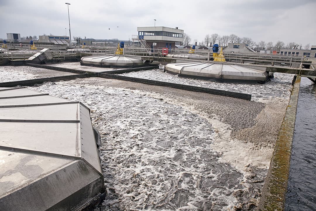 Rioolwaterzuivering. - Foto: ANP