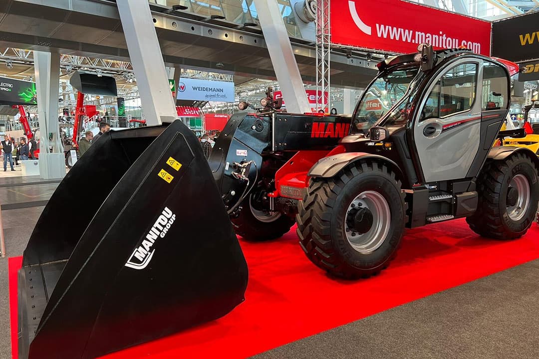 De MLT 850-145-verreiker van Manitou is het vierde en krachtigste model in de verreikerserie NewAg XL die de fabrikant speciaal voor landbouwdoeleinden heeft gebouwd.