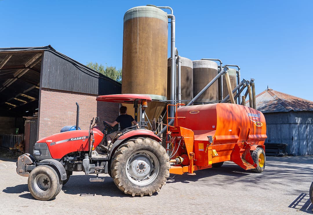 Er is een optimum aan de hoeveelheid ruw eiwit die een verse koe nodig heeft. In een totaal rantsoen moet dat grofweg ergens rond de 15,5% per kilo droge stof liggen. - Foto: Jan Willem Schouten