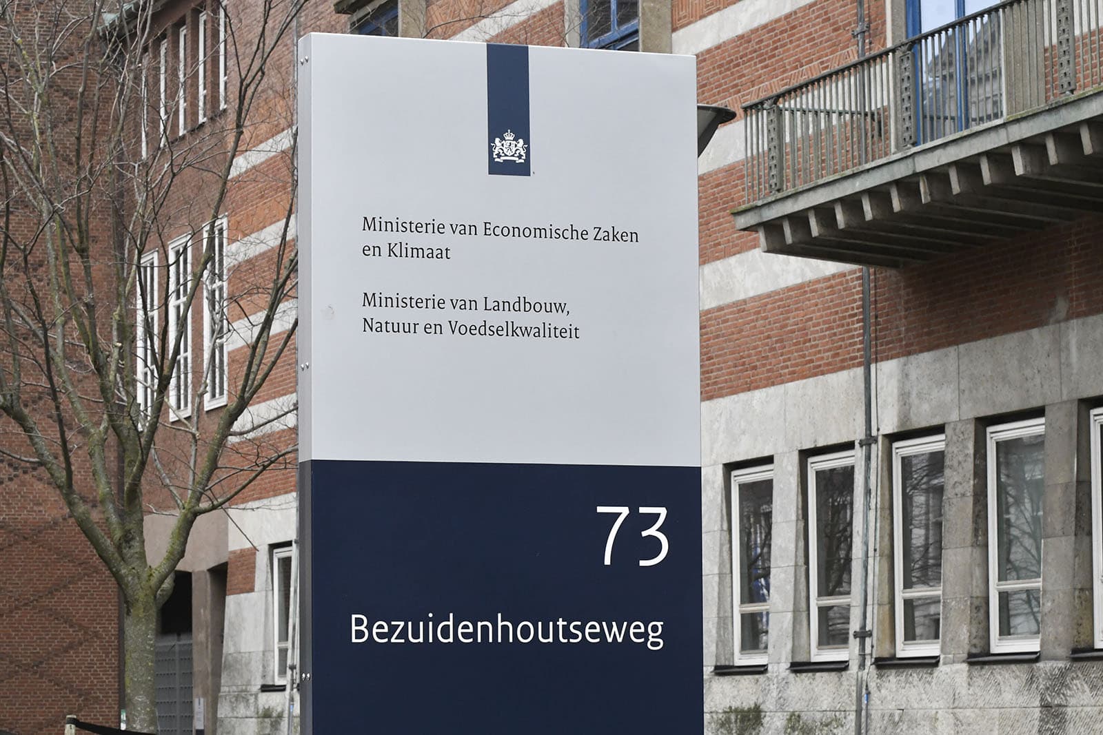 Ministerie van Landbouw aan de Bezuidenhoutseweg in Den Haag.