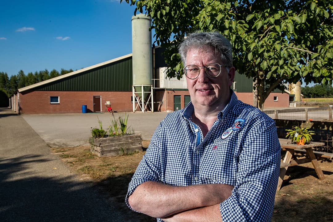 Varkenshouder Erik Stegink (55), voorzitter van BoerBurgerBeweging (BBB). - Foto's: Ronald Hissink