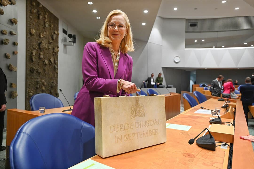 Minister Sigrid Kaag tijdens Prinsjesdag. - Foto: ANP