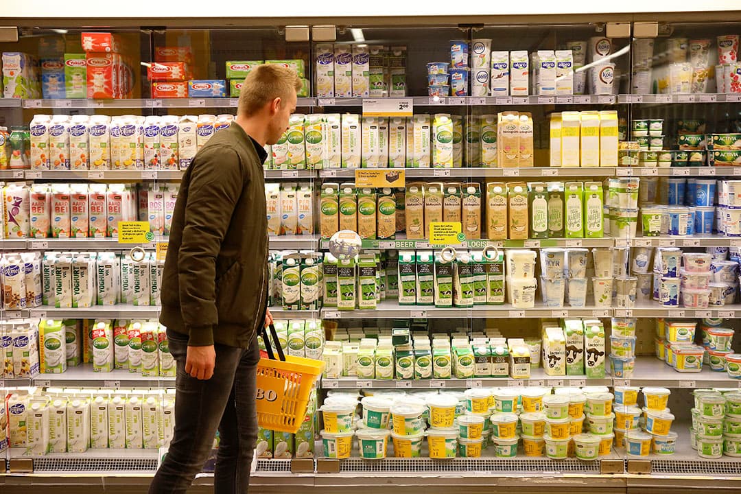 Zuivel werd ruim 18% duurder. - Foto: Hans Prinsen