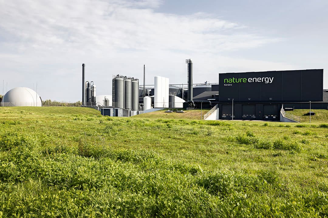 De fabriek van Nature Energy in Esbjerg, met de naam Kroskro. - Foto: Niels Hougaard