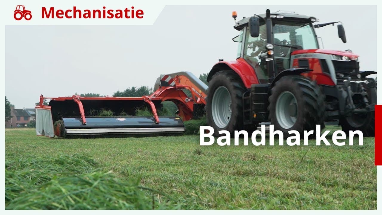 Verschillende bandharken in actie