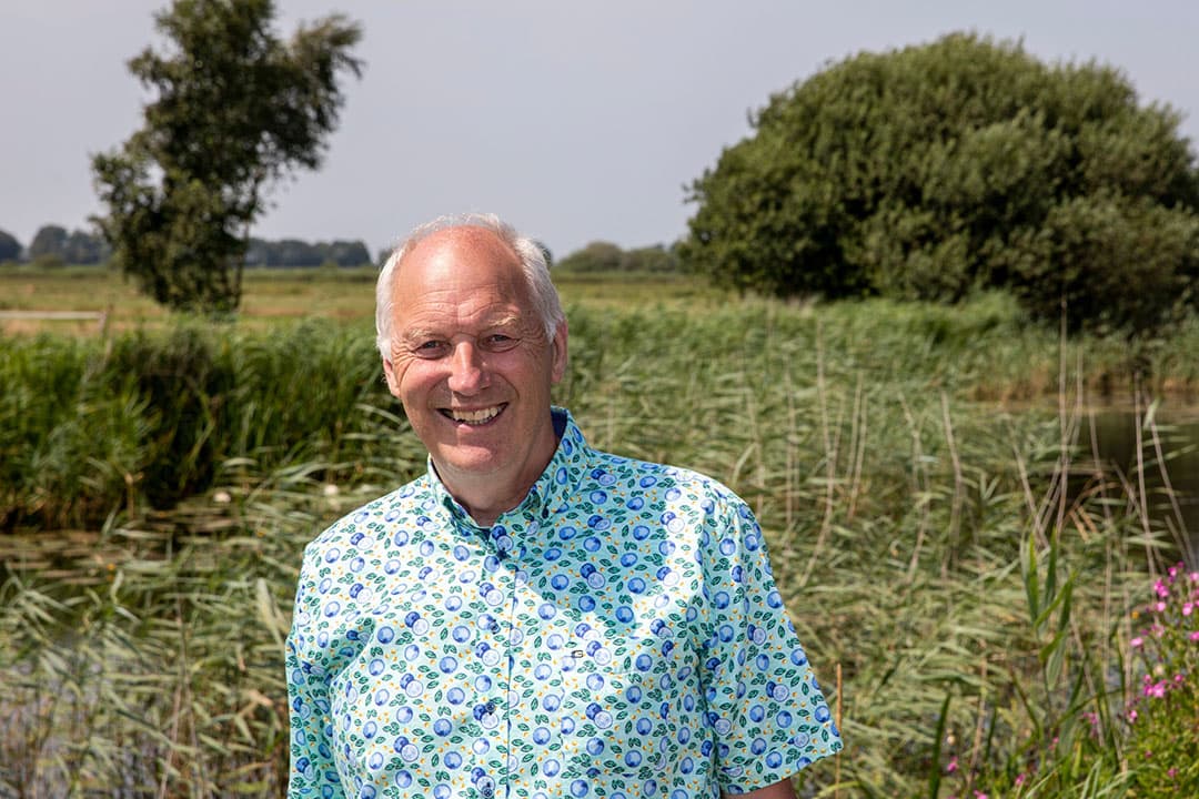 Weerman Jan Jonkman: "Ik mis het boerenleven soms nog wel, het was een mooie tijd." - Foto Anne van der Woude