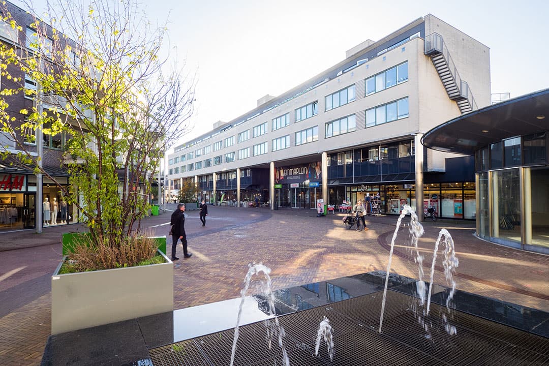Het Emmaplein in Zeist (U.) is een van de vastgoedprojecten van Meerdervoort. - Foto: Meerdervoort