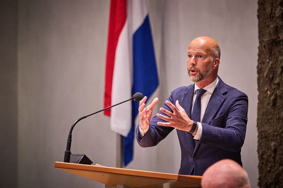 D66 Tweede Kamerlid Tjeerd de Groot tijdens een debat. - Foto: ANP