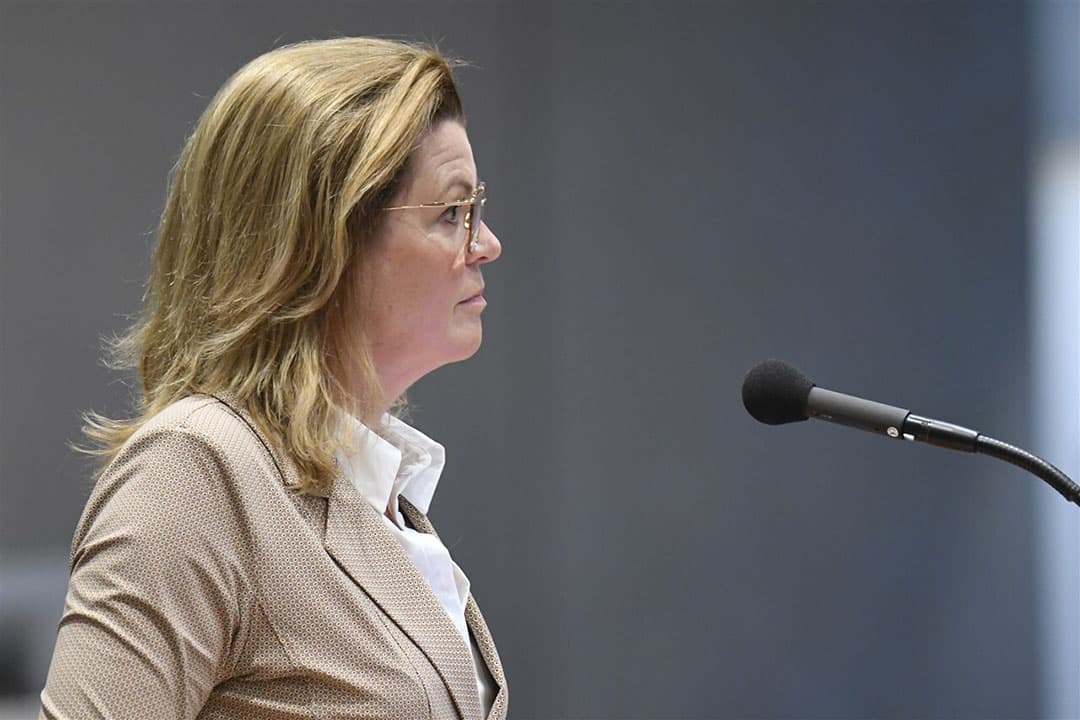 Christianne van der Wal, minister voor Natuur en Stikstof, tijdens het wekelijkse vragenuur in de Tweede Kamer op 7 juni, waarbij het ging om stikstofmaatregelen. - Foto: ANP