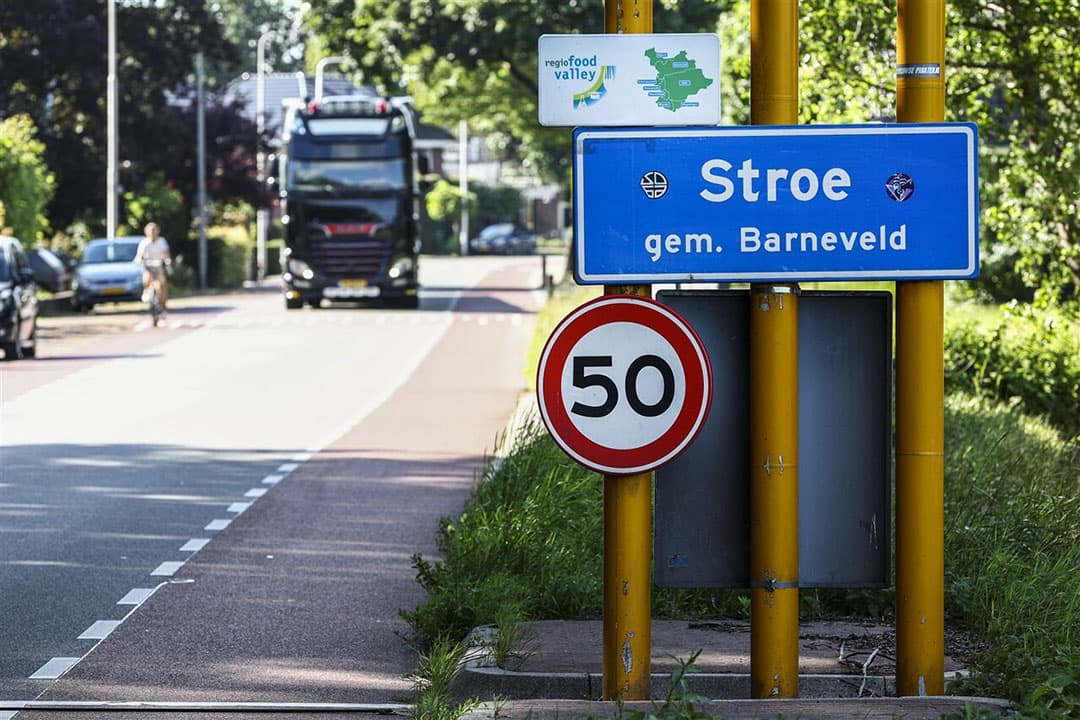 In Stroe worden woensdag 22 juni tienduizenden boeren verwacht tijdens het protest tegen de stikstofplanen van het kabinet. - Foto: ANP