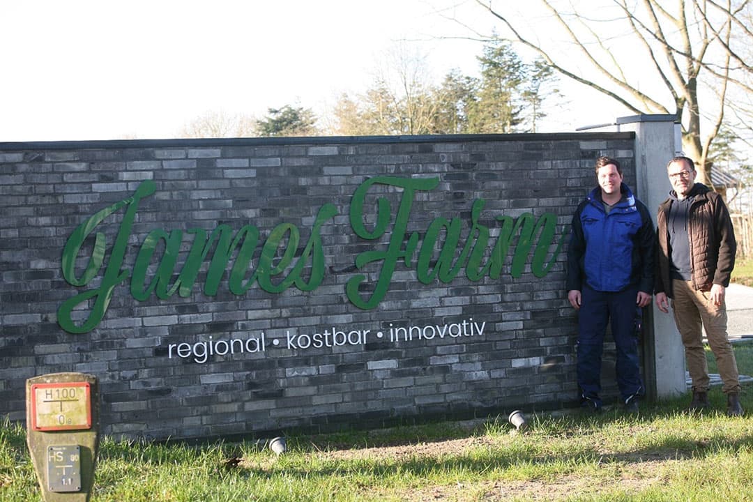 Regionaal, waardevol en innovatief is waar James Farm voor wil staan. - Foto: SAC