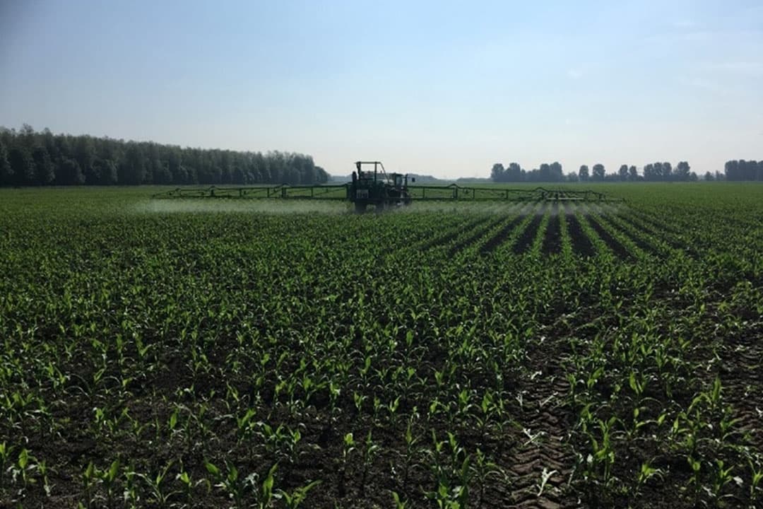 Volvelds bespuiting met toepassing van Nov@. - Foto: Klep Agro
