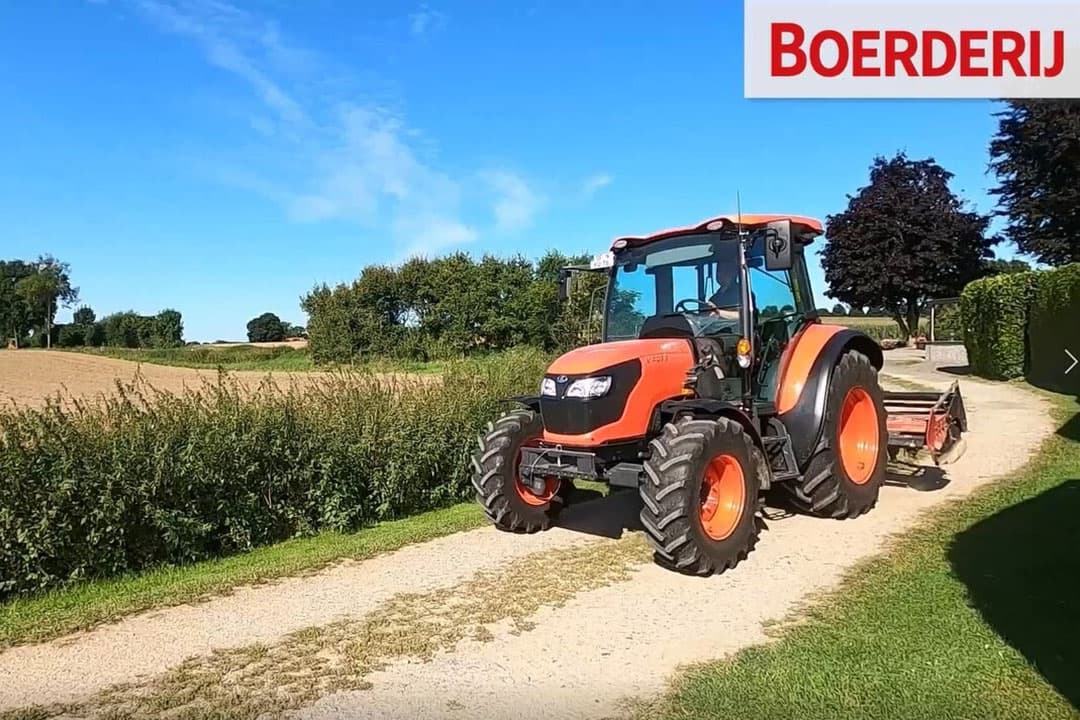 Boerderij heeft samen met het Duitse vakblad TopAgrar de Kubota M4073 getest. - Foto: TopAgrar