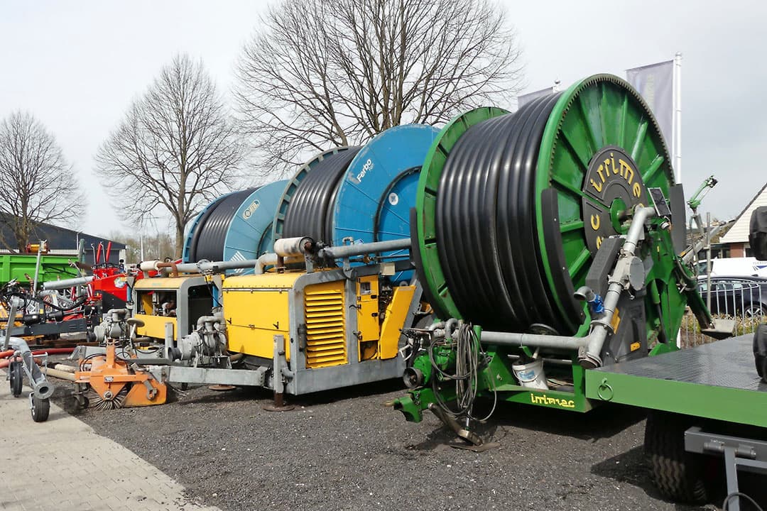 Het aanbod van gebruikte haspels is maar beperkt, maar belangrijk is ook dat de haspel past bij het bedrijf. Op tijd oriënteren voorkomt genoegen nemen met een plan B. Een motorunit is interessant bij veel draaiuren, maar elektrisch draait verreweg het goedkoopst. - Foto: Martin Smits